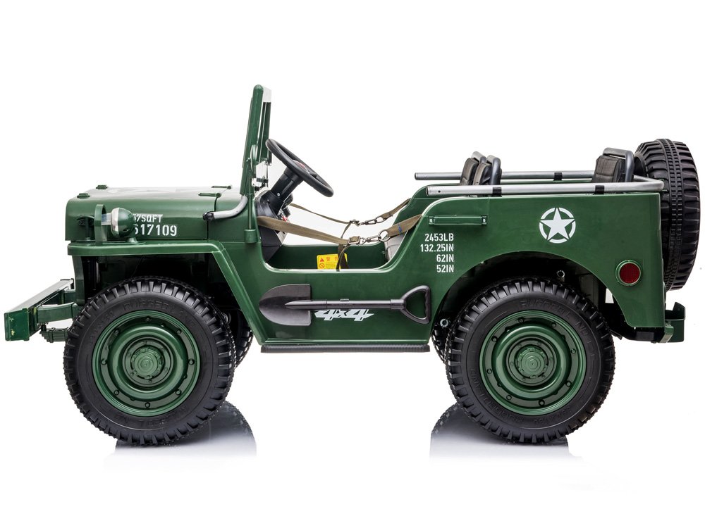 Jeep Willys trosjed – tamno zeleni (4×4)