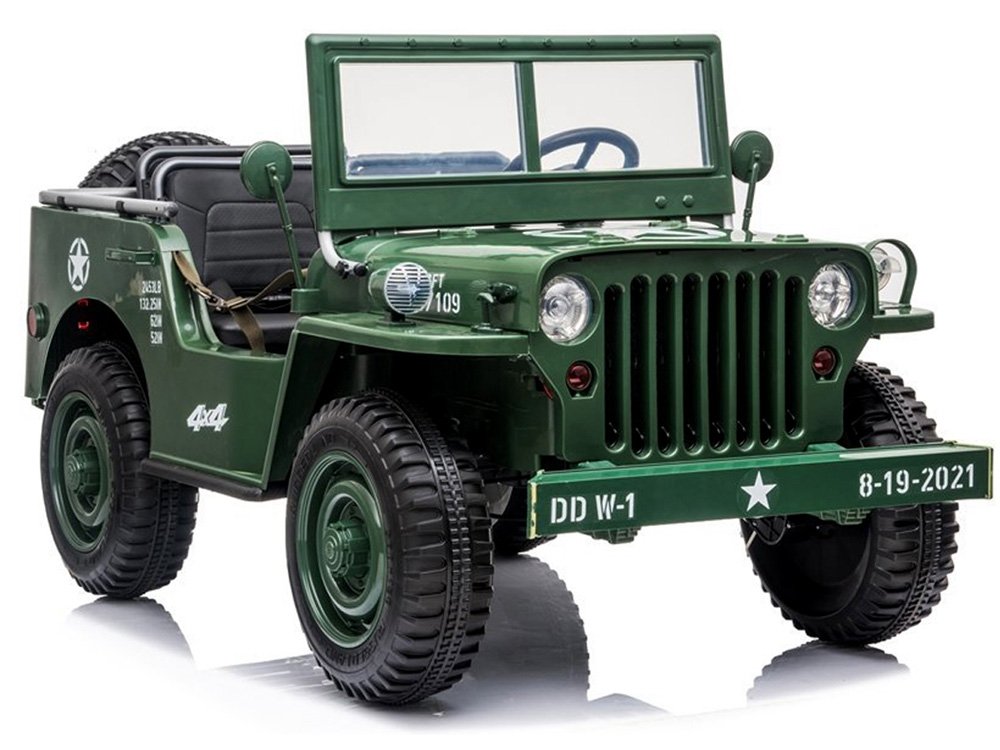 Jeep Willys trosjed – tamno zeleni (4×4)