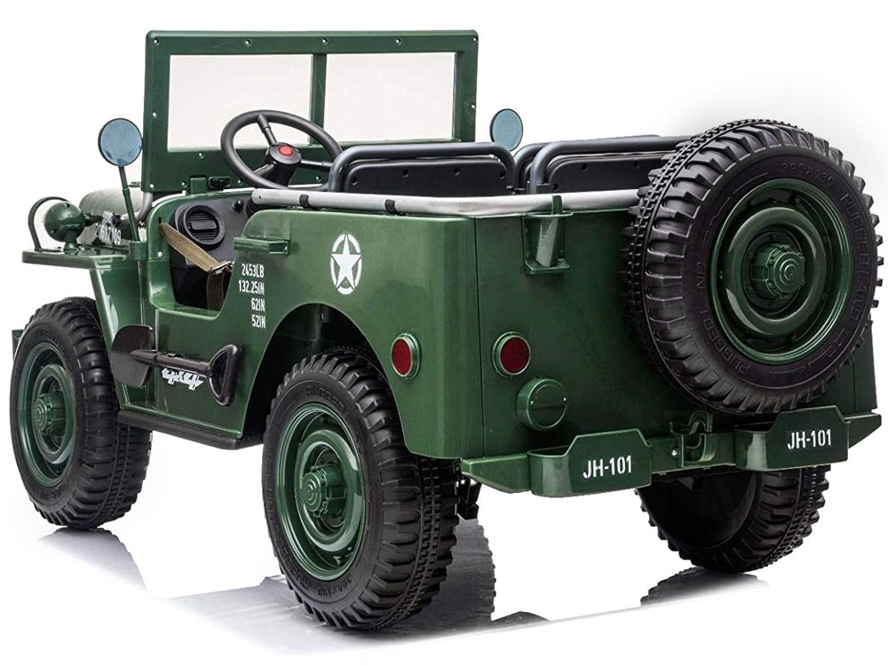 Jeep Willys trosjed – tamno zeleni (4×4)