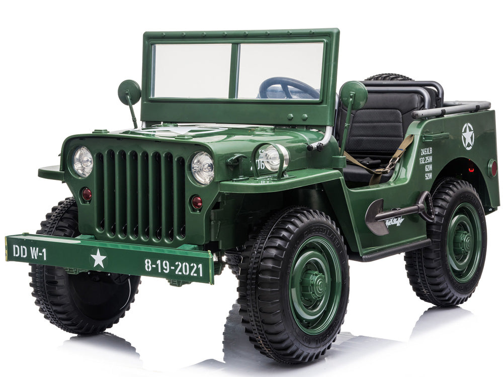 Jeep Willys trosjed – tamno zeleni (4×4)