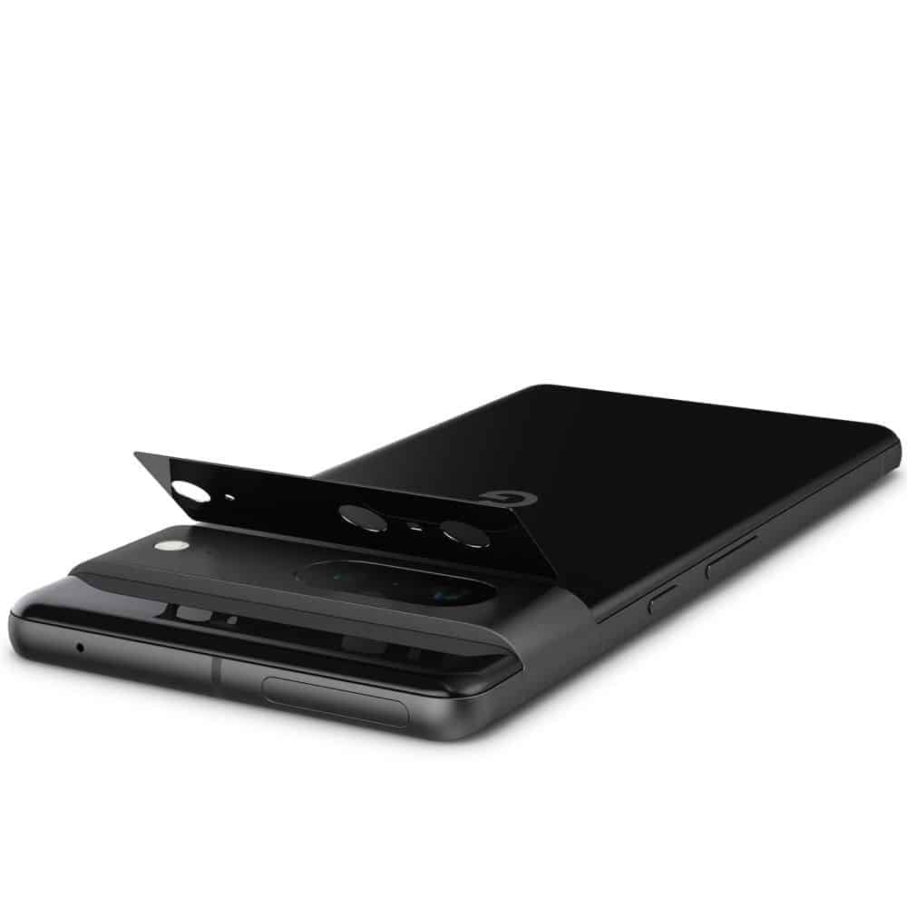 Spigen - Glas.tR EZ Fit Optik.TR steklo za kamero (2 kosa) - Google Pixel 7 - črno