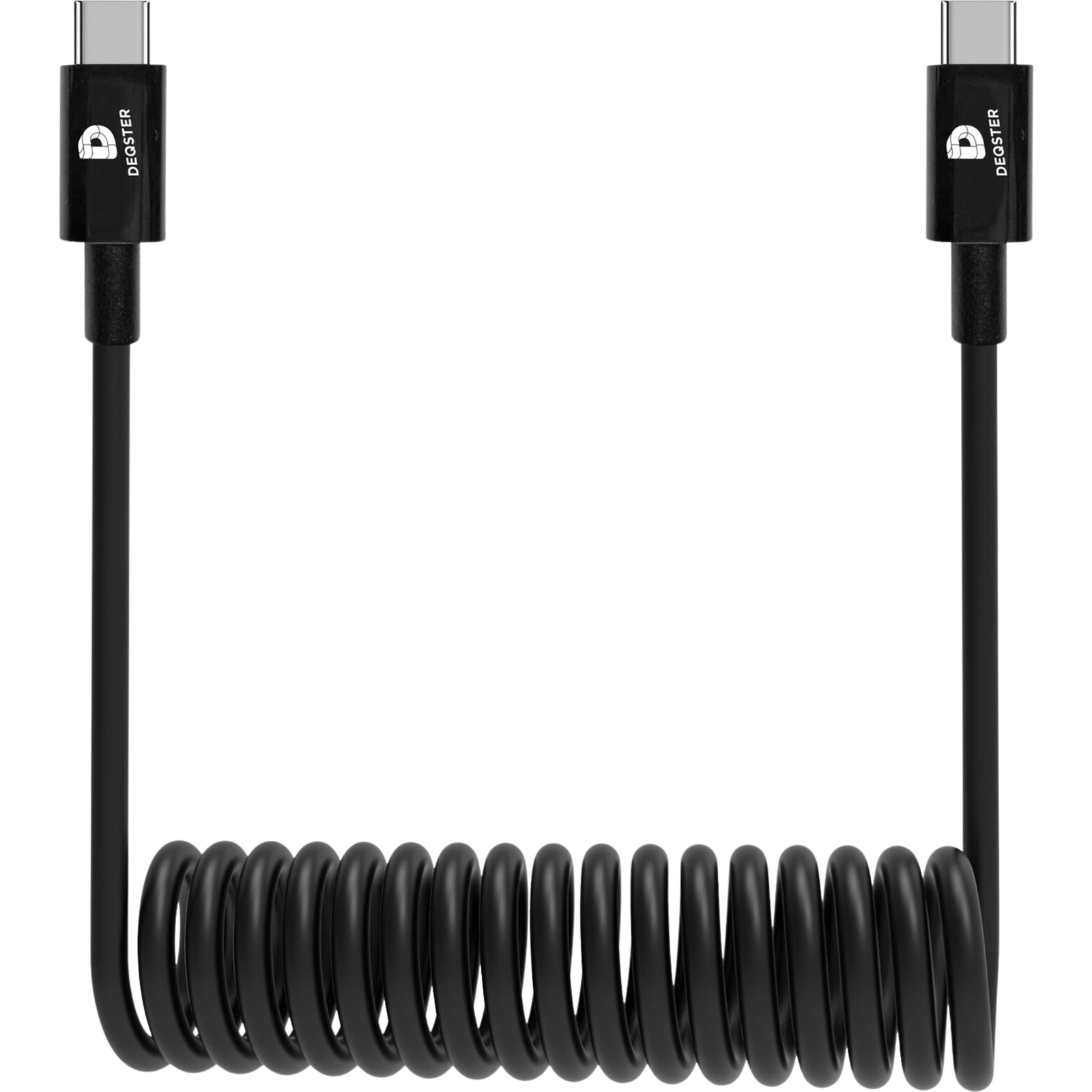 DEQSTER 50-736669 USB kabel 0,8 m USB C Crno