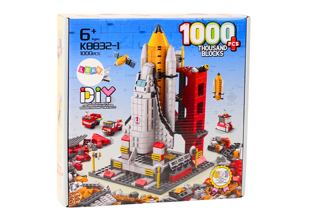 Raketni konstrukcijski set 6in1 Space - 1000 kom