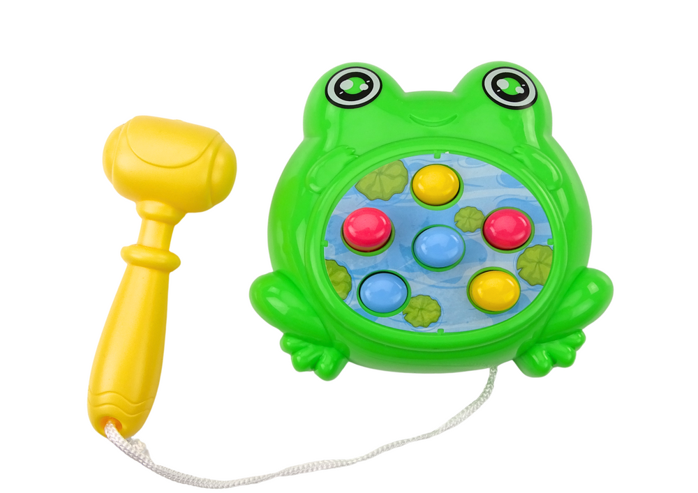 Mini arkadna igra Hamer Frog - zelena