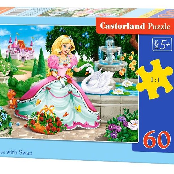 Puzzle Princeza i labud (60 elemenata)
