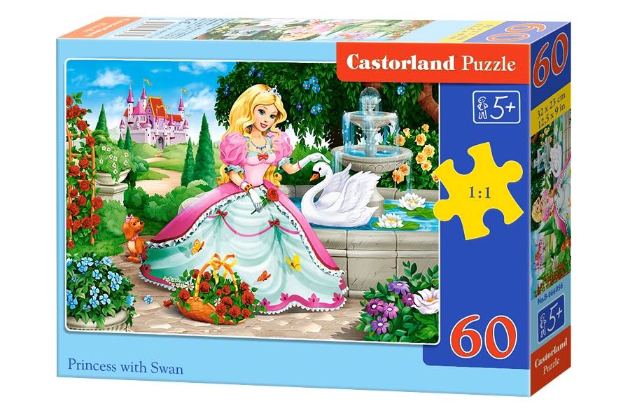 Puzzle Princeza i labud (60 elemenata)