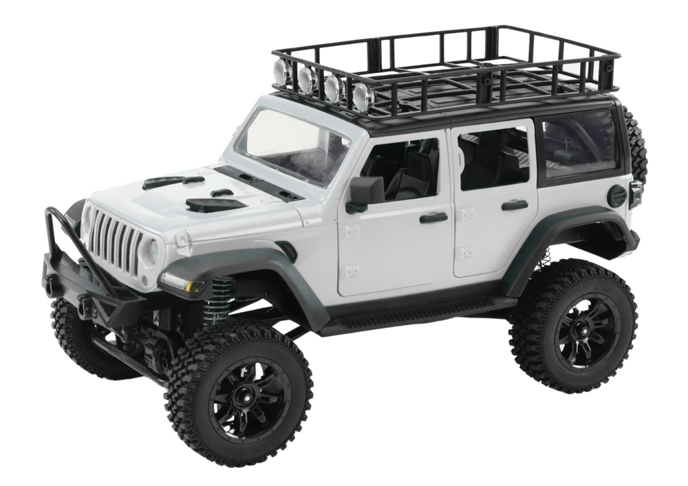 Terenski auto na daljinsko upravljanje s magnetskim motorom 4x4 - sivi