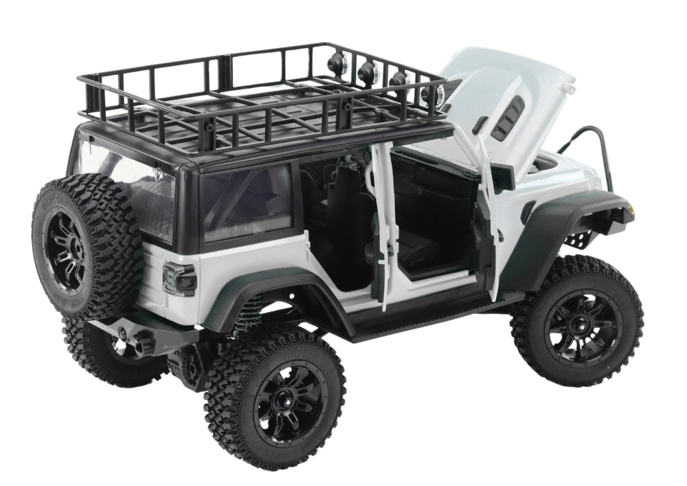 Terenski auto na daljinsko upravljanje s magnetskim motorom 4x4 - sivi