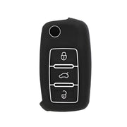 Techsuit - Futrola za ključ od auta - VW Passat (B5, B6) / Škoda / Seat - Bijela KP29219
