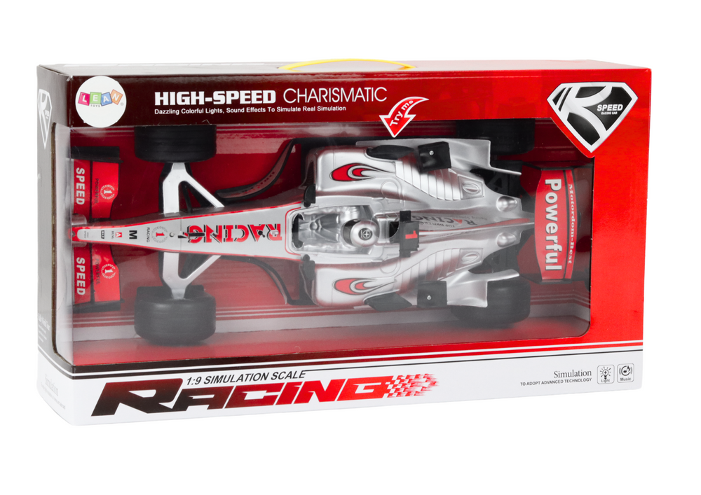 Formula F1 za igru 1:9 sa zvučnim efektima - srebrna