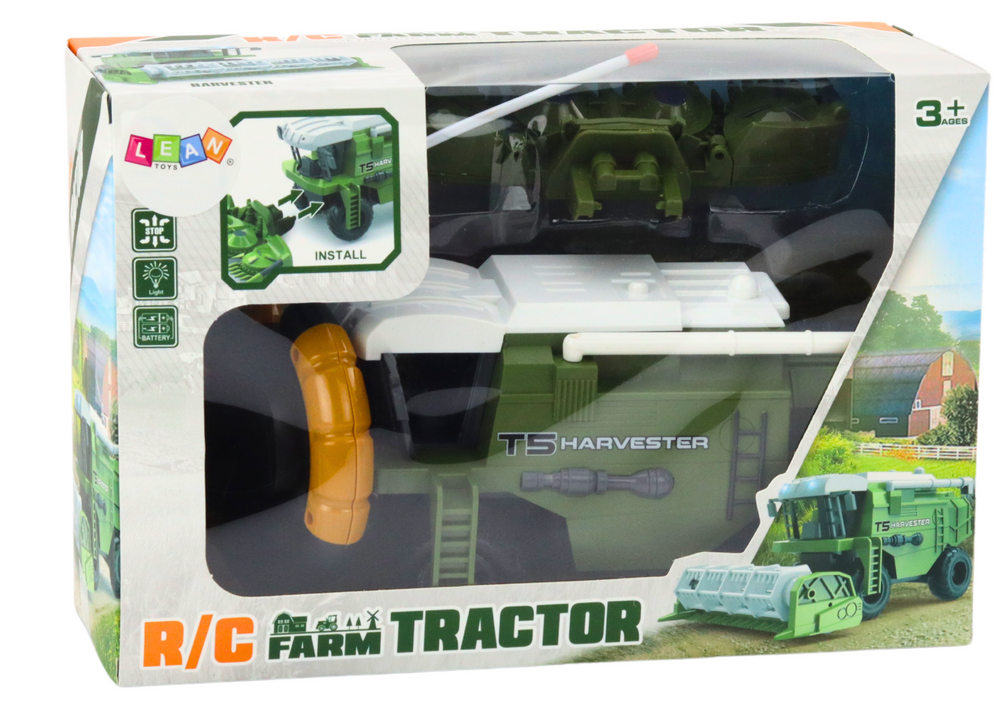 Kombajn na daljinsko upravljanje Combine Harvester - zeleni