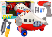 Avion za sastavljanje s alatom Air - crveni