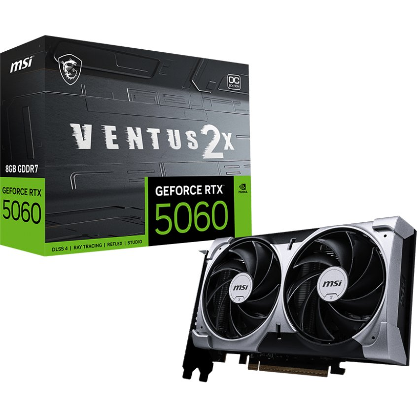 MSI GeForce RTX 5060 8G VENTUS 2X OC NVIDIA 8 GB GDDR7