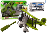 Avion za prijevoz životinja + kavez s dinosaurom - zeleni