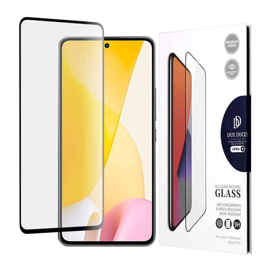 Dux Ducis - Kaljeno staklo - Xiaomi 12 Lite - Crno