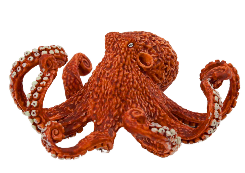 Figurica hobotnica - 10 cm - narančasta