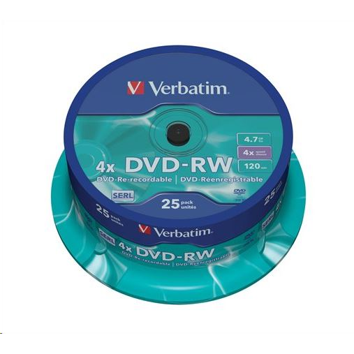 Verbatim DVD-RW Matt Silver 4,7 GB 25 kom