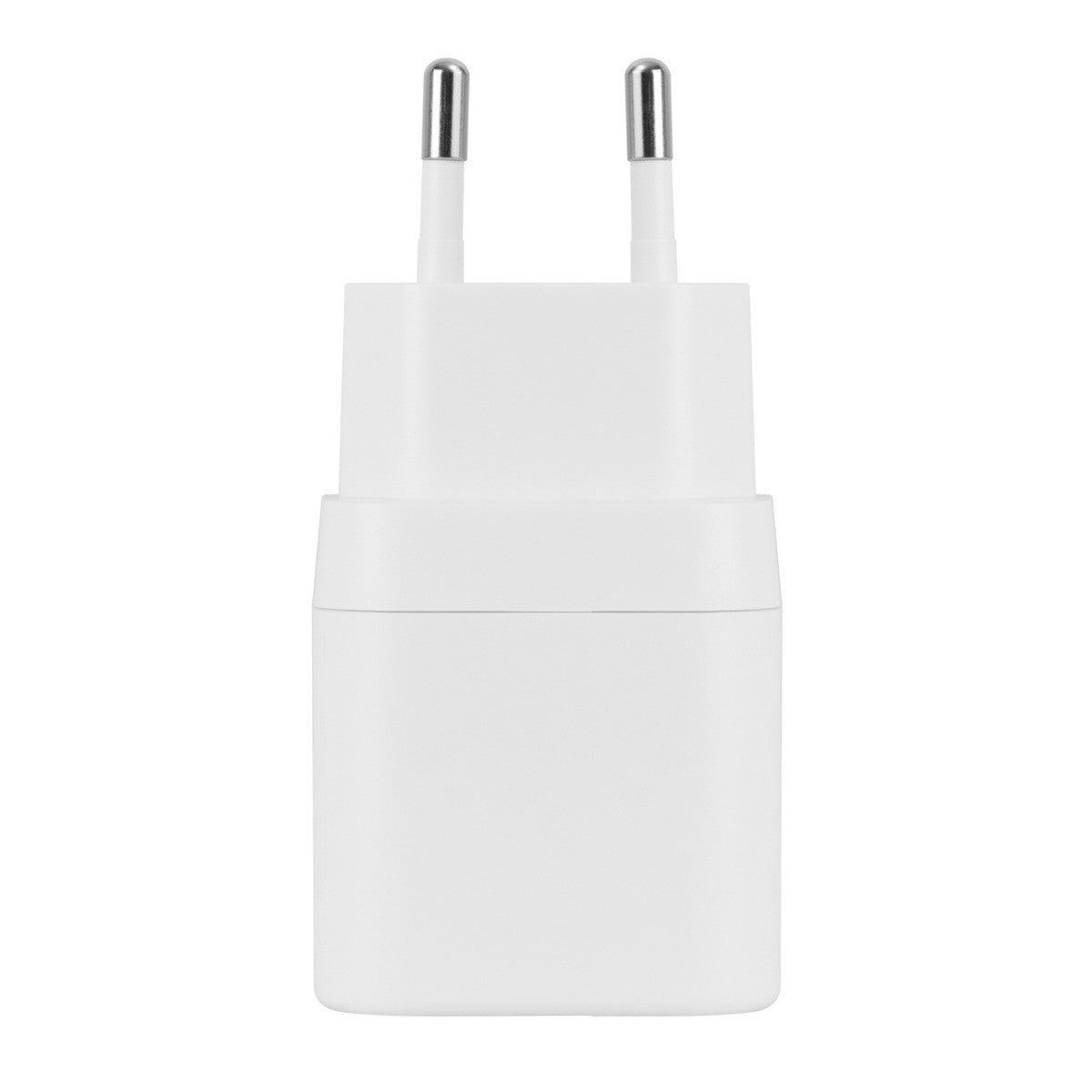 DELTACO Kućni punjač 1x USB-A 18 W, 1x USB-C PD 20 W, BIJELI