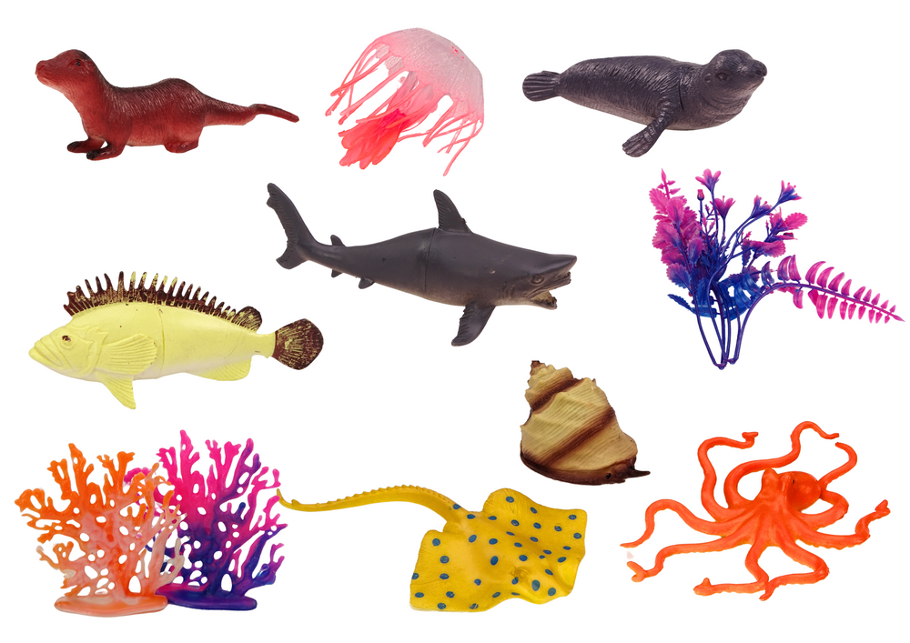 Jaje sa setom figurica morskih životinja - Ocean