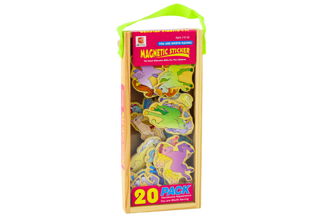 Set magneta s motivima jednoroga u šarenim bojama - 20 elemenata