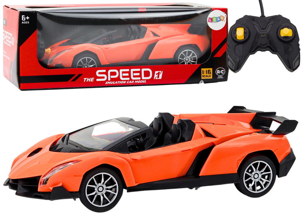 Auto na daljinsko upravljanje LaSport 1:16 - narančasti