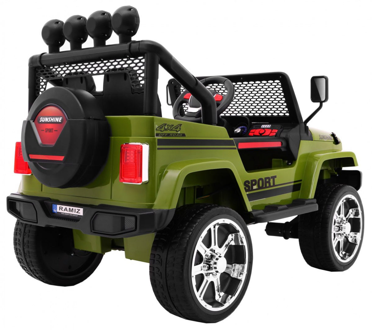 Auto na akumulator NEW Raptor DRIFTER 4 x 4 - zeleni