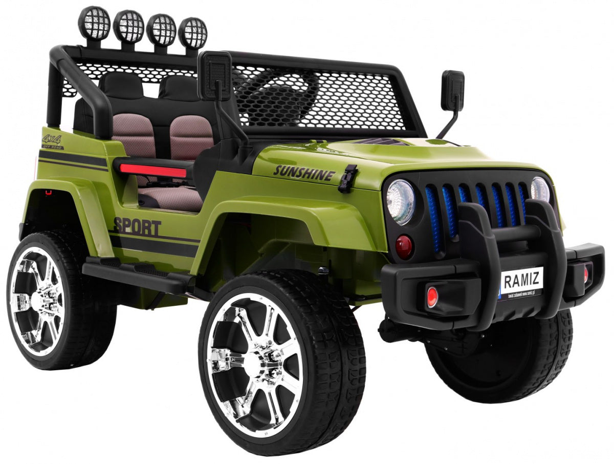 Auto na akumulator NEW Raptor DRIFTER 4 x 4 - zeleni