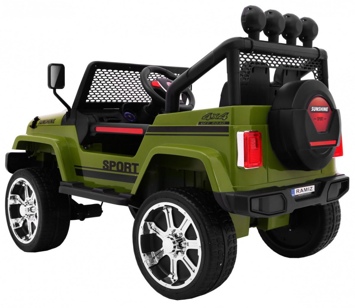Auto na akumulator NEW Raptor DRIFTER 4 x 4 - zeleni