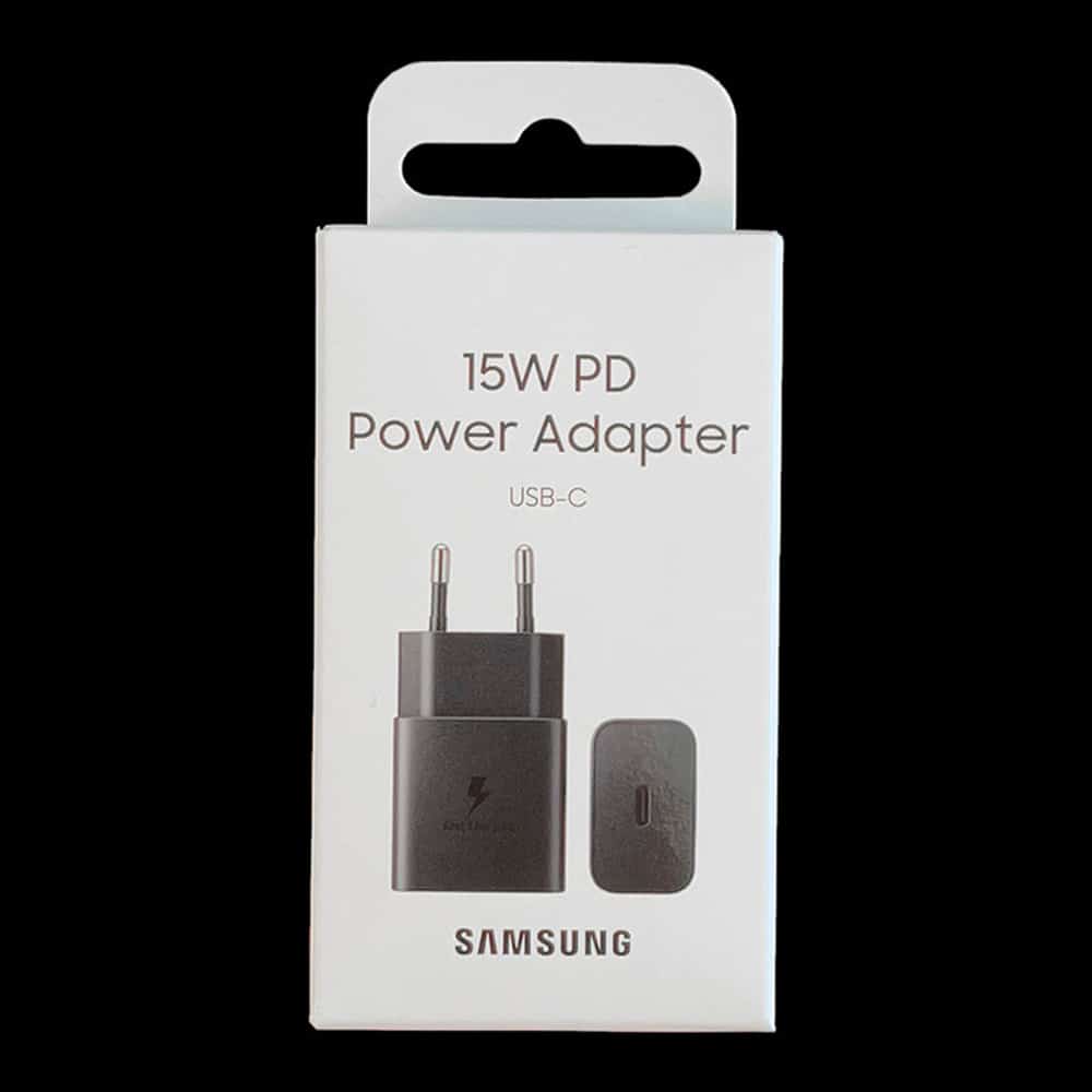 Samsung - Stenski polnilec (EP-T1510NBEGEU) - Hitro polnjenje Type-C 15W - Črn