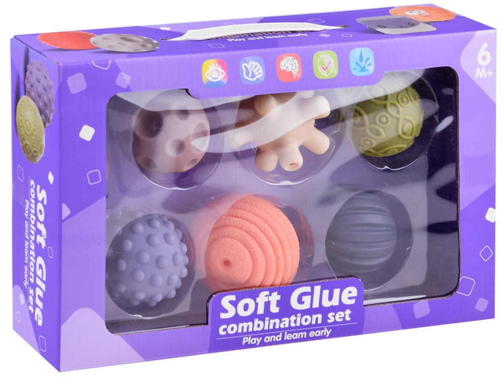 Set 6 gumenih senzori loptica