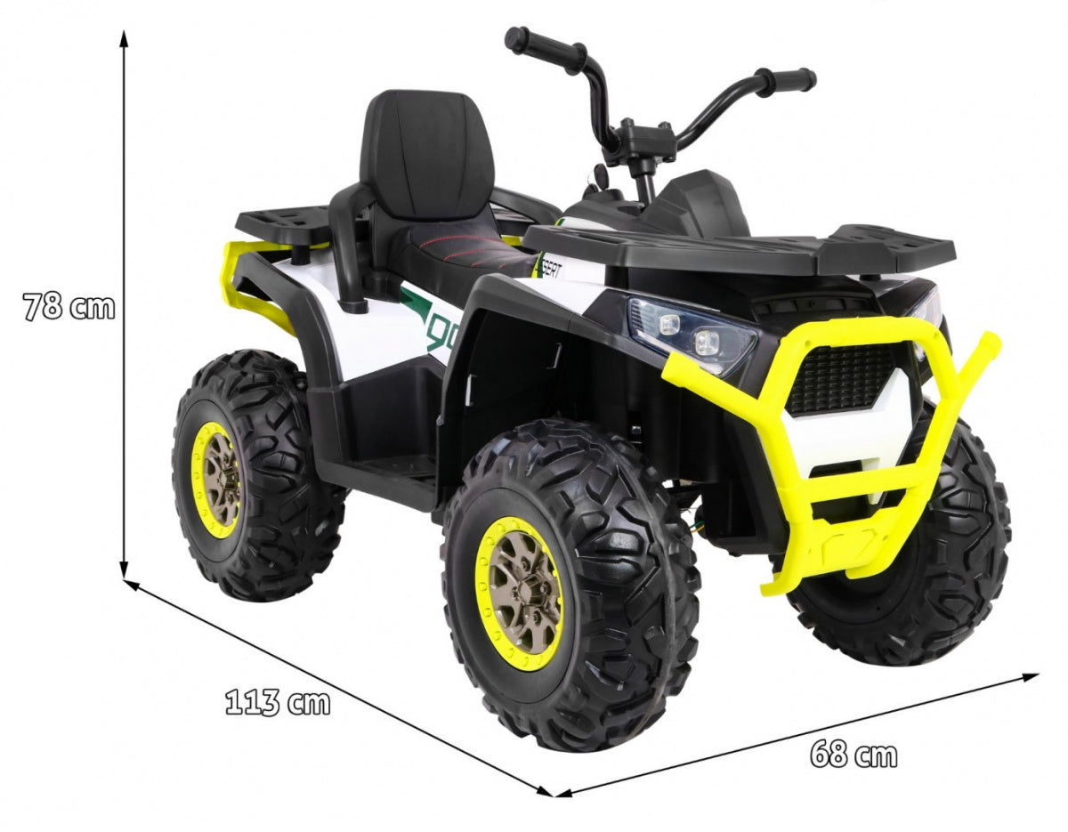 Quad na akumulator ATV Desert 4x4 - bijeli