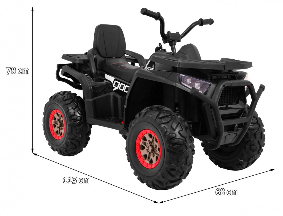 Quad na akumulator ATV Desert 4x4 - crni