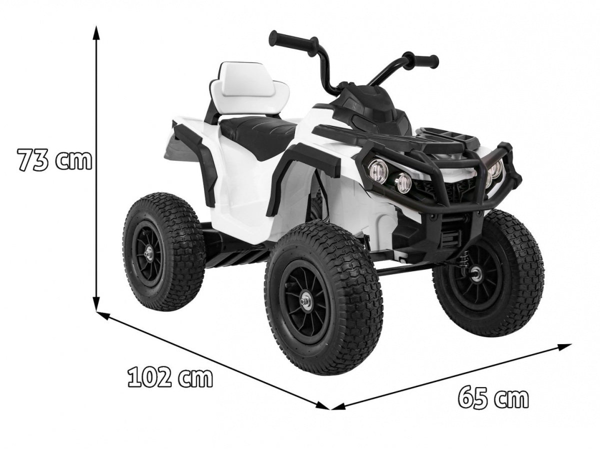 Quad na akumulator ATV Air - bijeli