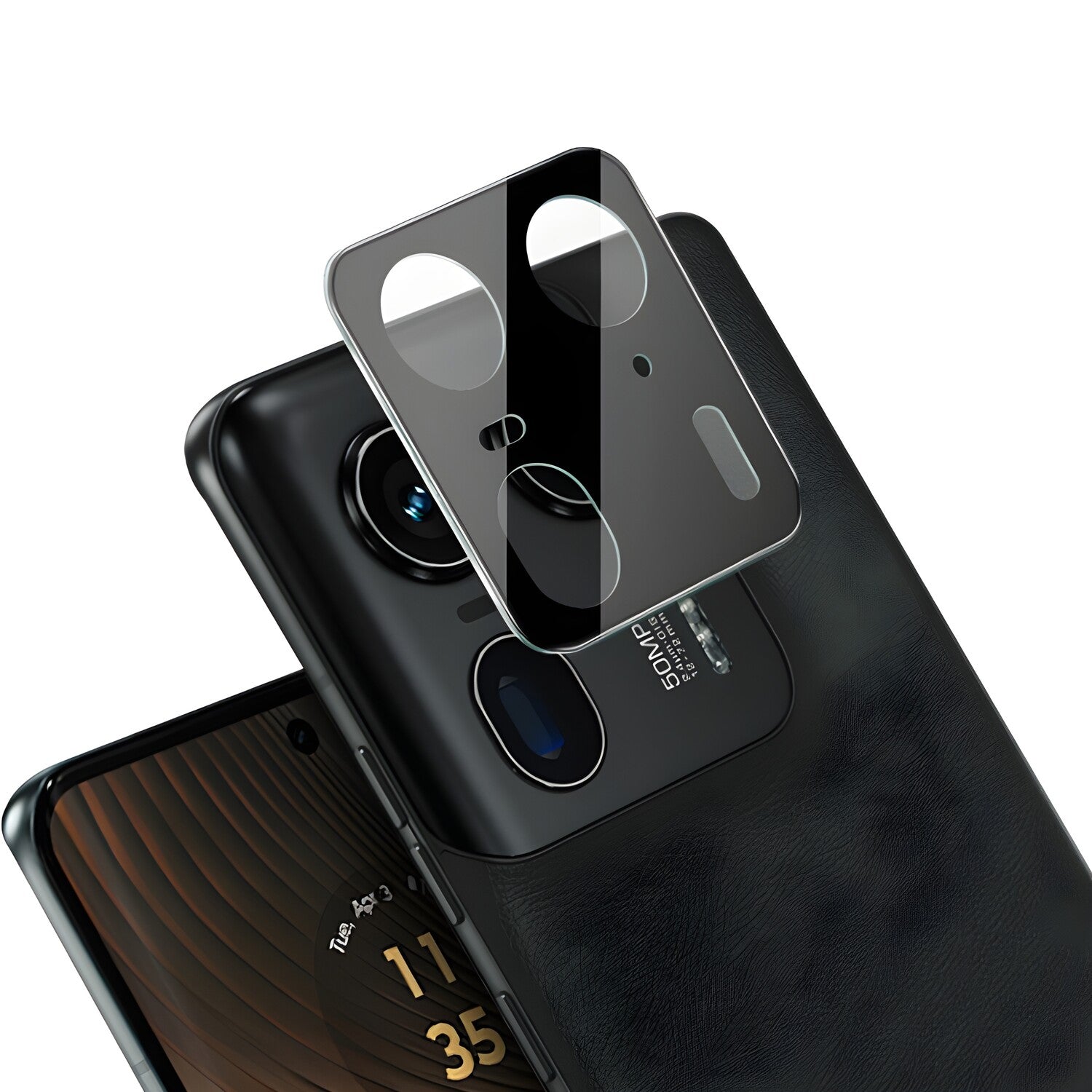 Techsuit zaštitno staklo za kameru za Motorola Edge 50 Ultra - Crna KP36699