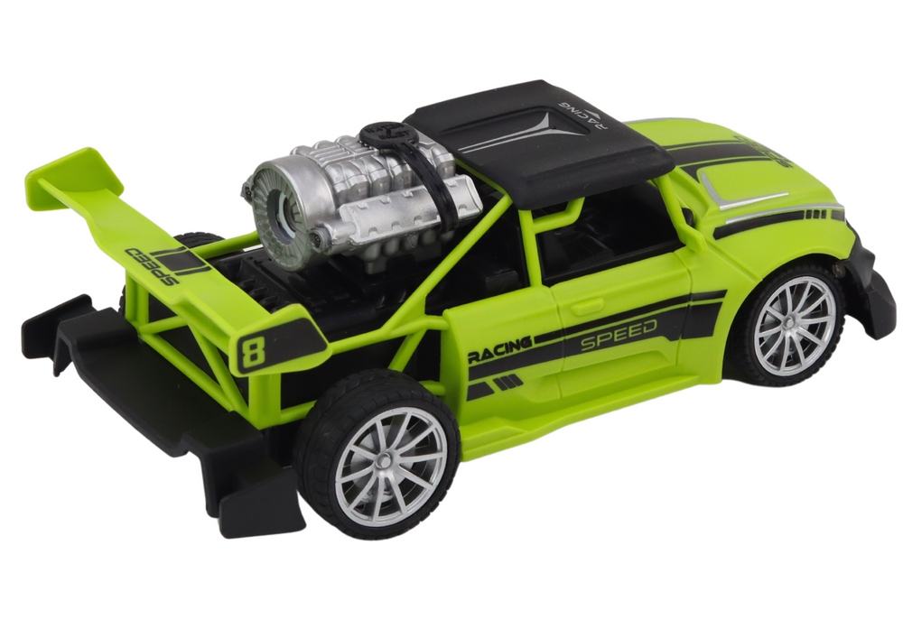 Auto na daljinsko upravljanje Car 1:20 Smoke Effect - zeleni