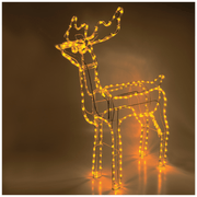 home Dekorativna rasvjeta, LED 3D figura, jelen - ROPE 1