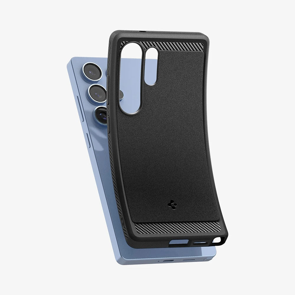 Spigen - Rugged Armor MagSafe ovitek za Samsung Galaxy S25 Ultra ACS08951 - mat črn