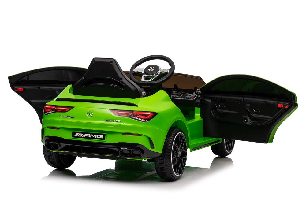 Licencirani auto na akumulator Mercedes CLA 45s AMG 4×4 – zeleni