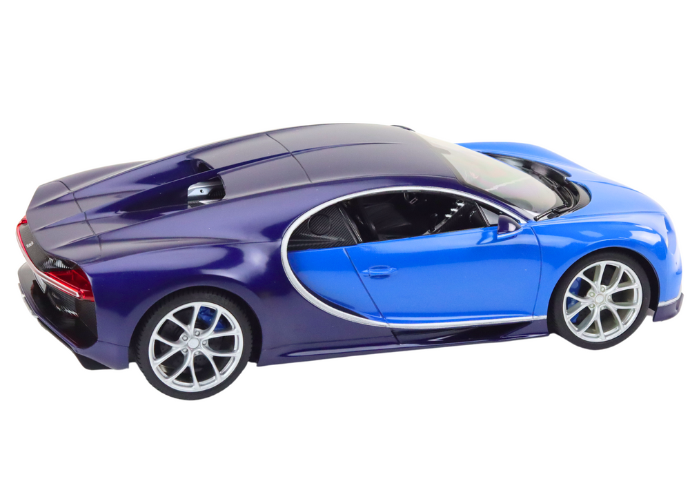 Licencirani auto na daljinsko upravljanje RC 1:14 Bugatti Veyron Chiron - plavi