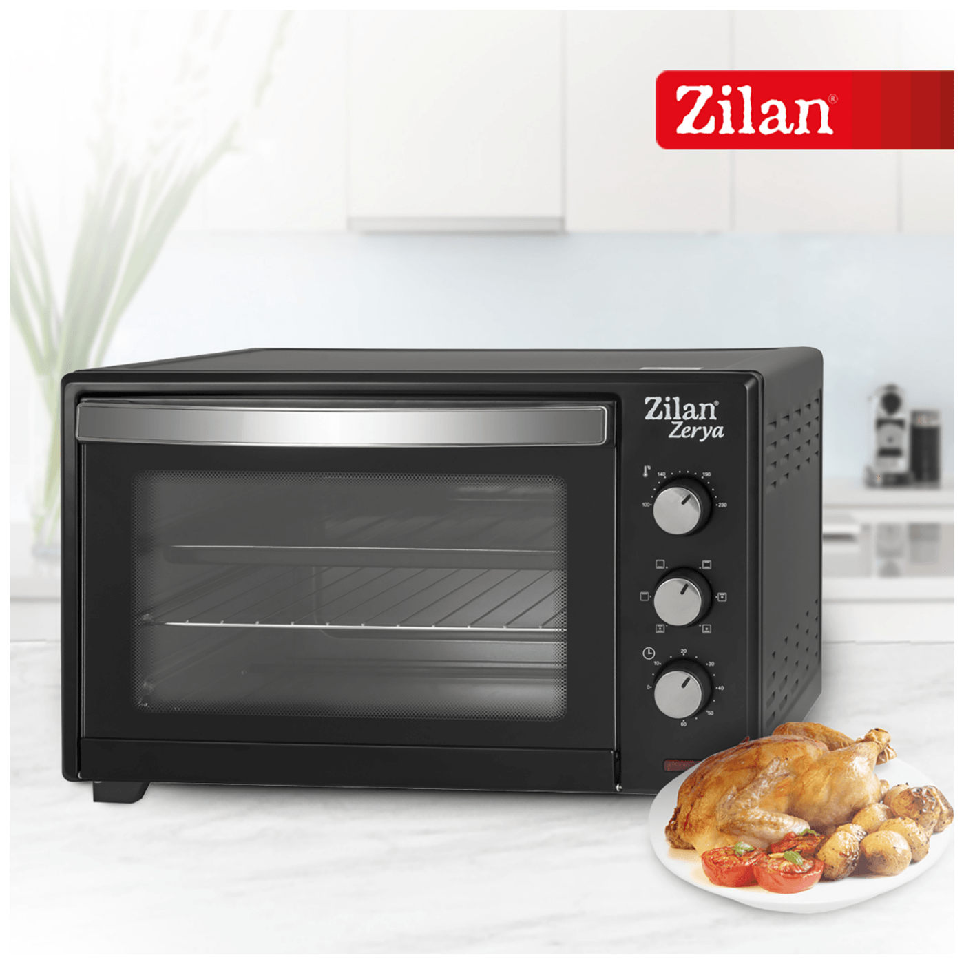 Zilan Mini pećnica, zapremina 45 l, 2000 W - ZLN3727