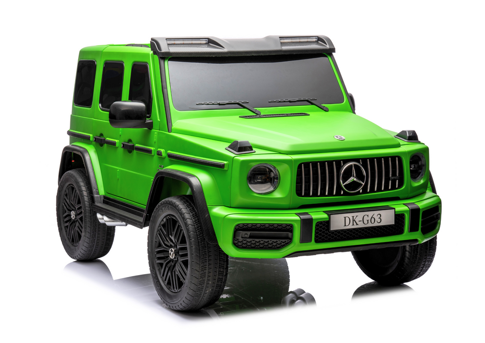 Licencirani auto na akumulator Mercedes G63 XXL 4x4 - dvosjed - zeleni/lakirani