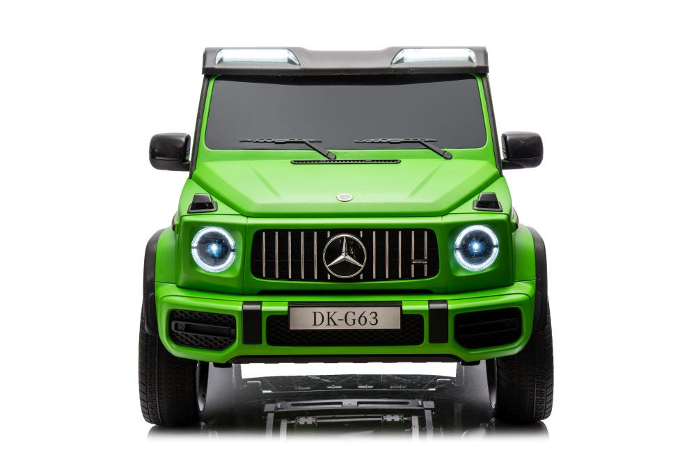 Licencirani auto na akumulator Mercedes G63 XXL 4x4 - dvosjed - zeleni/lakirani