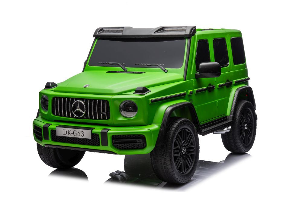 Licencirani auto na akumulator Mercedes G63 XXL 4x4 - dvosjed - zeleni/lakirani