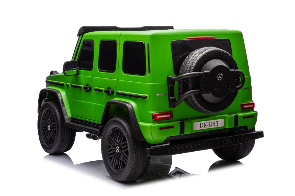 Licencirani auto na akumulator Mercedes G63 XXL 4x4 - dvosjed - zeleni/lakirani