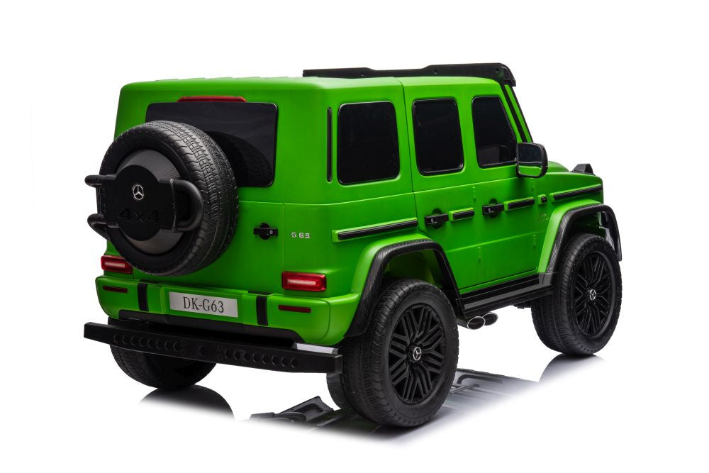 Licencirani auto na akumulator Mercedes G63 XXL 4x4 - dvosjed - zeleni/lakirani