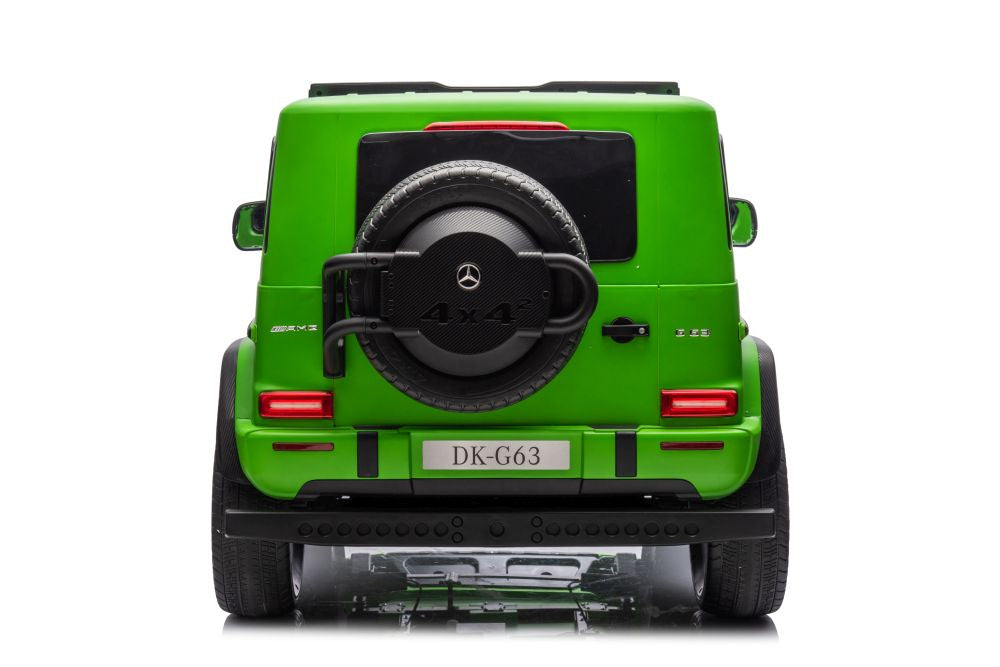 Licencirani auto na akumulator Mercedes G63 XXL 4x4 - dvosjed - zeleni/lakirani