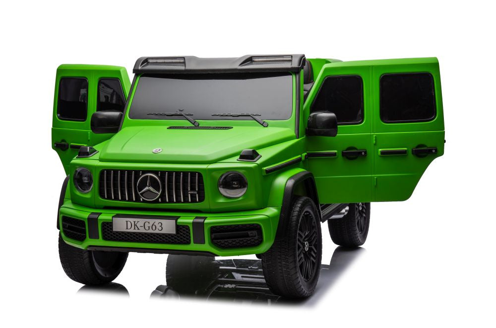 Licencirani auto na akumulator Mercedes G63 XXL 4x4 - dvosjed - zeleni/lakirani