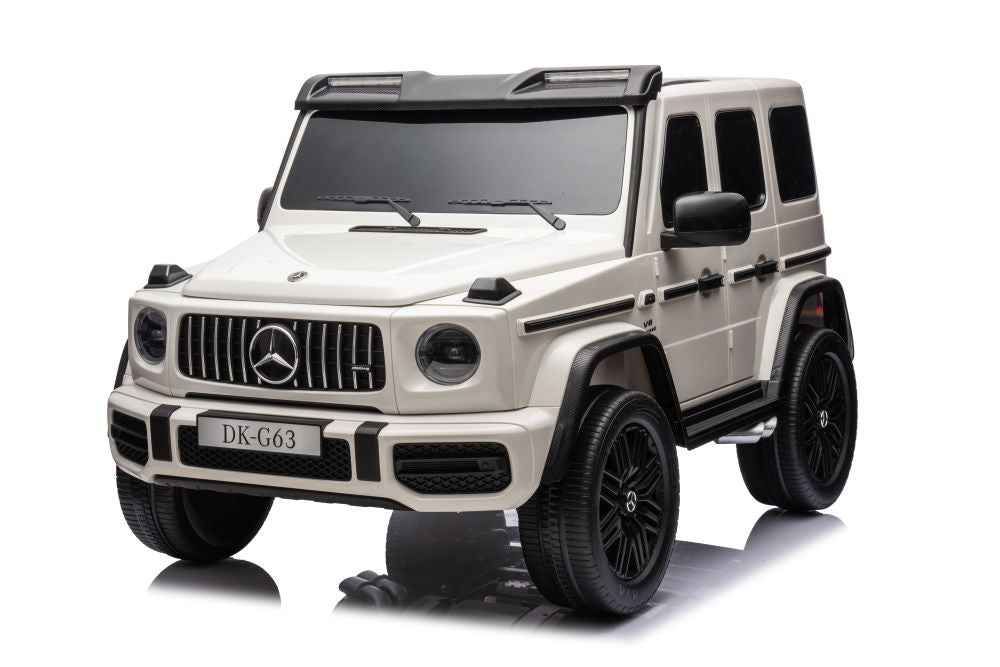 Licencirani auto na akumulator Mercedes G63 XXL 24V 4x4 - DVOSJED - bijeli