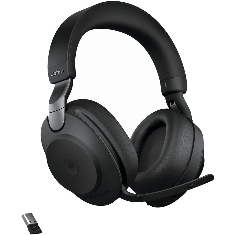 Jabra 28599-989-999 naglavne slušalice i slušalice s ugrađenim mikrofonom Žičano i bežično Obruč za glavu Ured / pozivni centar USB Tip-A Bluetooth Crno