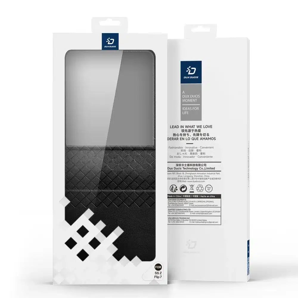 DUX DUCIS ovitek BRIL za SAMSUNG GALAXY Z Flip7 5G črn